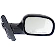 Passenger Side Mirror, Power Adjust, Manual Folding, Heated, Paintable, No Signal Light, No Memory, No Puddle Light, No Auto-Dimming, No Blind Spot Feature