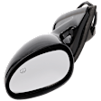 Driver Side Mirror, Power, Non-Folding, Heated, Paintable, No Signal Light, No Memory, No Puddle Light, No Auto-Dimming, No Blind Spot Feature