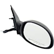 Passenger Side Mirror, Power Adjust, Manual Folding, Heated, Textured Black, No Signal Light, No Memory, No Puddle Light, No Auto-Dimming, No Blind Spot Feature