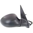 Passenger Side Mirror, Power Adjust, Manual Folding, Heated, Textured Black, No Signal Light, No Memory, No Puddle Light, No Auto-Dimming, No Blind Spot Feature