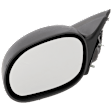 Driver Side Mirror, Power Adjust, Non-Folding, Non-Heated, Textured Black, No Signal Light, No Memory, No Puddle Light, No Auto-Dimming, No Blind Spot Feature
