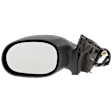 Driver Side Mirror, Power Adjust, Non-Folding, Non-Heated, Textured Black, No Signal Light, No Memory, No Puddle Light, No Auto-Dimming, No Blind Spot Feature