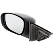 2007-2010 Chrysler 300 - Driver Side Mirror, Power, Non-Folding, Non-Heated, Textured Black, No Signal Light, No Memory, No Puddle Light, No Auto-Dimming, No Blind Spot Feature