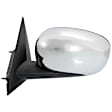 Driver Side Mirror, Power Adjust, Manual Folding, Heated, Chrome, No Signal Light, With memory, No Puddle Light, No Auto-Dimming, No Blind Spot Feature