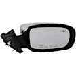Passenger Side Mirror, Power Adjust, Manual Folding, Heated, Chrome, No Signal Light, No Memory, No Puddle Light, No Auto-Dimming, No Blind Spot Feature, Convertible