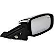 Passenger Side Mirror, Power Adjust, Manual Folding, Heated, Chrome, No Signal Light, No Memory, No Puddle Light, No Auto-Dimming, No Blind Spot Feature, Convertible