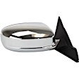 Passenger Side Mirror, Power Adjust, Manual Folding, Heated, Chrome, No Signal Light, No Memory, No Puddle Light, No Auto-Dimming, No Blind Spot Feature, Convertible
