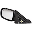 Driver Side Mirror, Power Adjust, Manual Folding, Heated, Paintable, No Signal Light, No Memory, No Puddle Light, No Auto-Dimming, No Blind Spot Feature, Convertible