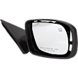 Passenger Side Mirror, Power Adjust, Manual Folding, Heated, Paintable, No Signal Light, No Memory, No Puddle Light, No Auto-Dimming, No Blind Spot Feature, Convertible