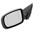 Sedan Driver Side Mirror, Power Adjust, Heated, Manual Folding, Chrome, No Signal Light, No Memory, No Puddle Light, No Auto-Dim, No Blind Spot Feature