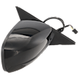 Passenger Side Mirror, Power Adjust, Manual Folding, Heated, Paintable, No Signal Light, No Memory, No Puddle Light, No Auto-Dimming, No Blind Spot Feature