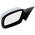 Driver Side Mirror, Power Adjust, Manual Folding, Heated, Chrome, No Signal Light, No Memory, No Puddle Light, No Auto-Dimming, No Blind Spot Feature