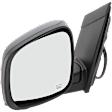 Driver Side Mirror, Power Adjust, Heated, Manual Folding, Textured Black, No Signal Light, No Memory, No Puddle Light, No Auto-Dim, No Blind Spot Feature