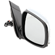 Passenger Side Mirror, Power Adjust, Heated, Manual Folding, Chrome, In-housing Signal Light, No Memory, No Puddle Light, No Auto-Dim, No Blind Spot Feature