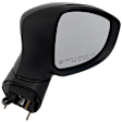 Passenger Side Mirror, Power Adjust, Manual Folding, Heated, Paintable, No Signal Light, No Memory, No Puddle Light, No Auto-Dimming, No Blind Spot Feature