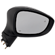 Passenger Side Mirror, Power Adjust, Heated, Manual Folding, Paintable, No Signal Light, No Memory, No Puddle Light, No Auto-Dim, With Blind Spot Detection in Glass