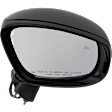 Passenger Side Mirror, Power Adjust, Manual Folding, Heated, Paintable, In-Housing Signal Light, No Memory, No Puddle Light, No Auto-Dimming, With Blind Spot Detection in Glass