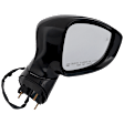 Passenger Side Mirror, Power Adjust, Manual Folding, Heated, Paintable, In-Housing Signal Light, No Memory, No Puddle Light, No Auto-Dimming, With Blind Spot Detection in Glass