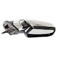 Passenger Side Mirror, Power Adjust, Heated, Manual Folding, Chrome, No Signal Light, With Memory, No Puddle Light, No Auto-Dimming, No Blind Spot Feature