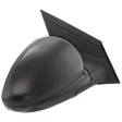 Passenger Side Mirror, Manual Adjust, Non-Heated, Manual Folding, Textured Black, No Signal Light, No Memory, No Puddle Light, No Auto-Dim, No Blind Spot Feature