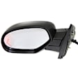Driver Side Mirror, Power Adjust, Heated, Power Folding, With 1 Paintable and 1 Textured Black Cap, In-glass Signal Light, With Memory, With Puddle Light, No Auto-Dim, No Blind Spot Feature