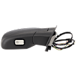 Passenger Side Mirror, Power Adjust, Heated, Power Folding, With 1 Paintable and 1 Textured Black Cap, In-glass Signal Light, With Memory, With Puddle Light, No Auto-Dim, No Blind Spot Feature