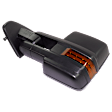 2019 GMC Sierra 1500 Limited - Driver Side Towing Mirror, Power Adjust, Heated, Textured Black, Manual Folding, In-glass Signal Light, With Blind Spot Glass, No Memory, No Puddle Light, No Auto-Dim