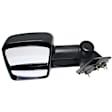 2019 GMC Sierra 2500 HD - Driver Side Towing Mirror, without Marker Light without RPO Code AVF (2015 Model Year Interim Program) without Spotlight, Manual Adjust, Non-Heated, Textured Black, Manual Folding, No Signal Light, With Blind Spot Glass, No Memory