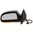 Driver Side Mirror, Power Adjust, Manual Folding, Heated, Textured Black, In-housing Signal Light, No Memory, No Puddle Light, No Auto-Dimming, No Blind Spot Feature