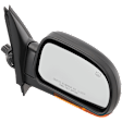 Passenger Side Mirror, Power Adjust, Manual Folding, Heated, Textured Black, In-housing Signal Light, No Memory, No Puddle Light, No Auto-Dimming, No Blind Spot Feature