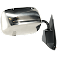 Passenger Side Mirror, Manual Adjust, Manual Folding, Non-Heated, Polished, No Signal Light, No Memory, No Puddle Light, No Auto-Dimming, No Blind Spot Feature