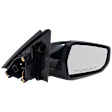 Passenger Side Mirror, Power Adjust, Heated, Manual Folding, Paintable, With Blind Spot Detection in Glass, No Signal Light, No Memory, No Puddle Light, For Models Without Lane Change Assist