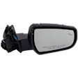 Passenger Side Mirror, Power Adjust, Manual Folding, Heated, Paintable, In-Housing Signal Light, No Memory, No Puddle Light, No Auto-Dimming, With Blind Spot Detection in Glass