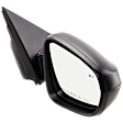 Passenger Side Mirror, Power Adjust, Non-Heated, Manual Folding, Textured Black, No Signal Light, No Memory, No Puddle Light, No Auto-Dim, With Blind Spot Detection in Glass