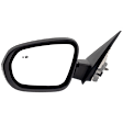 Driver Side Mirror, Power Adjust, Heated, Manual Folding, Paintable, No Signal Light, No Memory, No Puddle Light, No Auto-Dim, With Blind Spot Detection in Glass