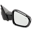 Passenger Side Mirror, Power Adjust, Heated, Manual Folding, Paintable, No Signal Light, No Memory, No Puddle Light, No Auto-Dim, With Blind Spot Detection in Glass