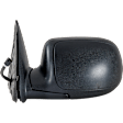 Driver Side Mirror, Power Adjust, Manual Folding, Heated, Textured Black, No Signal Light, No Memory, No Puddle Light, No Auto-Dimming, No Blind Spot Feature