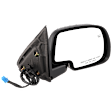 Passenger Side Mirror, Power Adjust, Heated, Manual Folding, Textured Black, No Signal Light, No Memory, No Puddle Light, No Auto-Dim, No Blind Spot Feature