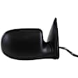 Passenger Side Mirror, Power Adjust, Heated, Manual Folding, With 1 Paintable and 1 Textured Black Cap, In-glass Signal Light, Without Memory Recall, With Puddle Light, No Auto-Dimming