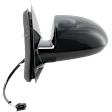 Driver Side Mirror, Power Adjust, Non-Folding, Non-Heated, Paintable, No Signal Light, No Memory, No Puddle Light, No Auto-Dimming, No Blind Spot Feature