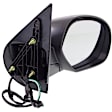 2013 Chevrolet Silverado 1500 - Passenger Side Mirror, Power Adjust, Heated, With 1 Paintable and 1 Textured Black Cap, Manual Folding, No Signal Light, No Blind Spot Feature, No Memory, No Puddle Light, No Auto-Dim, Crew Cab Pickup
