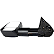 2011 Chevrolet Tahoe - Driver Side Towing Mirror, Power Adjust, Heated, Textured Black, Manual Folding, In-glass Signal Light, With Blind Spot Glass, No Memory, No Puddle Light, No Auto-Dimming