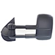 2012 Cadillac Escalade ESV - Driver Side Towing Mirror, Power Adjust, Heated, Textured Black, Manual Folding, No Signal Light, With Blind Spot Glass, No Memory, No Puddle Light, No Auto-Dimming