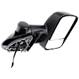 2012 Cadillac Escalade ESV - Passenger Side Towing Mirror, Power Adjust, Heated, Textured Black, Manual Folding, No Signal Light, With Blind Spot Glass, No Memory, No Puddle Light, No Auto-Dimming