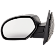 Driver Side Mirror, Manual Adjust, Non-Heated, Manual Folding, Textured Black, No Signal Light, No Memory, No Puddle Light, No Auto-Dim, No Blind Spot Feature