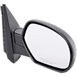 Passenger Side Mirror, Manual Adjust, Non-Heated, Manual Folding, Textured Black, No Signal Light, No Memory, No Puddle Light, No Auto-Dim, No Blind Spot Feature