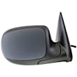 Passenger Side Mirror, Power Adjust, Heated, Power Folding, Paintable, In-glass Signal Light, With Memory, With Puddle Light, With Auto-Dimming, Standard Type, Old Body Style
