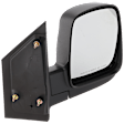 Passenger Side Mirror, Manual Adjust, Non-Heated, Manual Folding, Textured Black, No Signal Light, No Memory, No Puddle Light, No Auto-Dim, No Blind Spot Feature