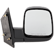 Passenger Side Mirror, Manual Adjust, Non-Heated, Manual Folding, Textured Black, No Signal Light, No Memory, No Puddle Light, No Auto-Dim, No Blind Spot Feature