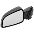Driver Side Mirror, Power Adjust, Manual Folding, Non-Heated, Textured Black, No Signal Light, No Memory, No Puddle Light, No Auto-Dimming, No Blind Spot Feature